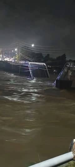 Agana Bridge collapses in Tarlac City