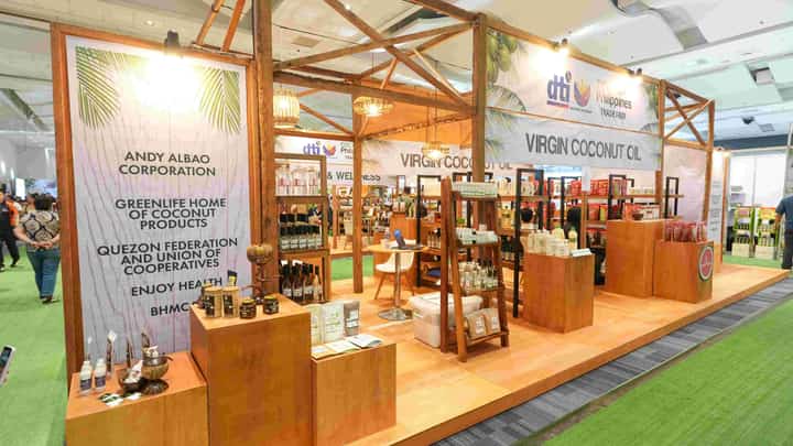 The DTI Bagong Pilipinas Coconut Trade Fair showcases the many different uses of the coconut, which is the Philippines largest agricultural product.