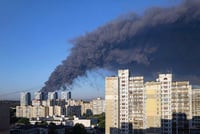 Strike on warehouse triggers explosions, hundreds evacuated