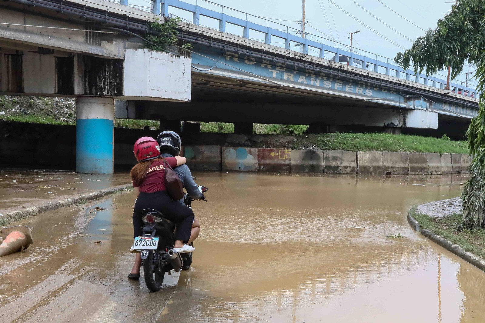 Scenes in Marikina City as Tullahan River overflows, reaching up to 18.5 meters at 1AM on Sunday, 30 August, 2026.| Aram Lascano