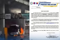 LTFRB summons bus operator after SLEX fire