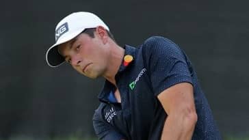 VIKTOR Hovland sizzles with four birdies on the final six holes to finish 15-under par and gain a one-shot lead entering the final round of the PGA Tour Championship.