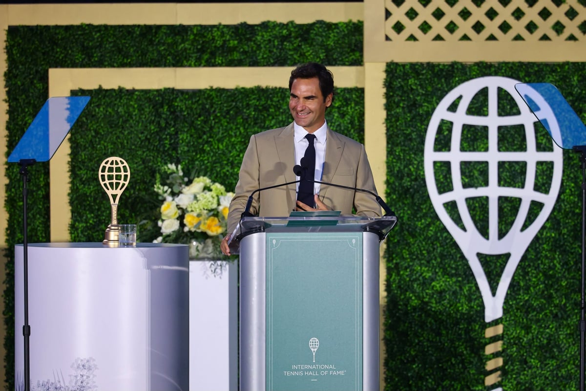 Federer enters Tennis Hall of Fame