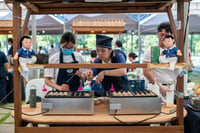 Tzu Chi holds vegan food bazaar