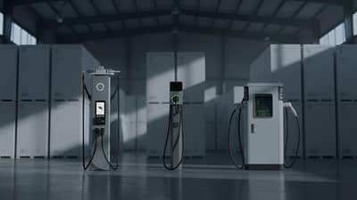 EQUIPMENT offered by Greenstrum ranges from 7 kW units to 480 kW DC fast chargers for business-owned EV charging networks.