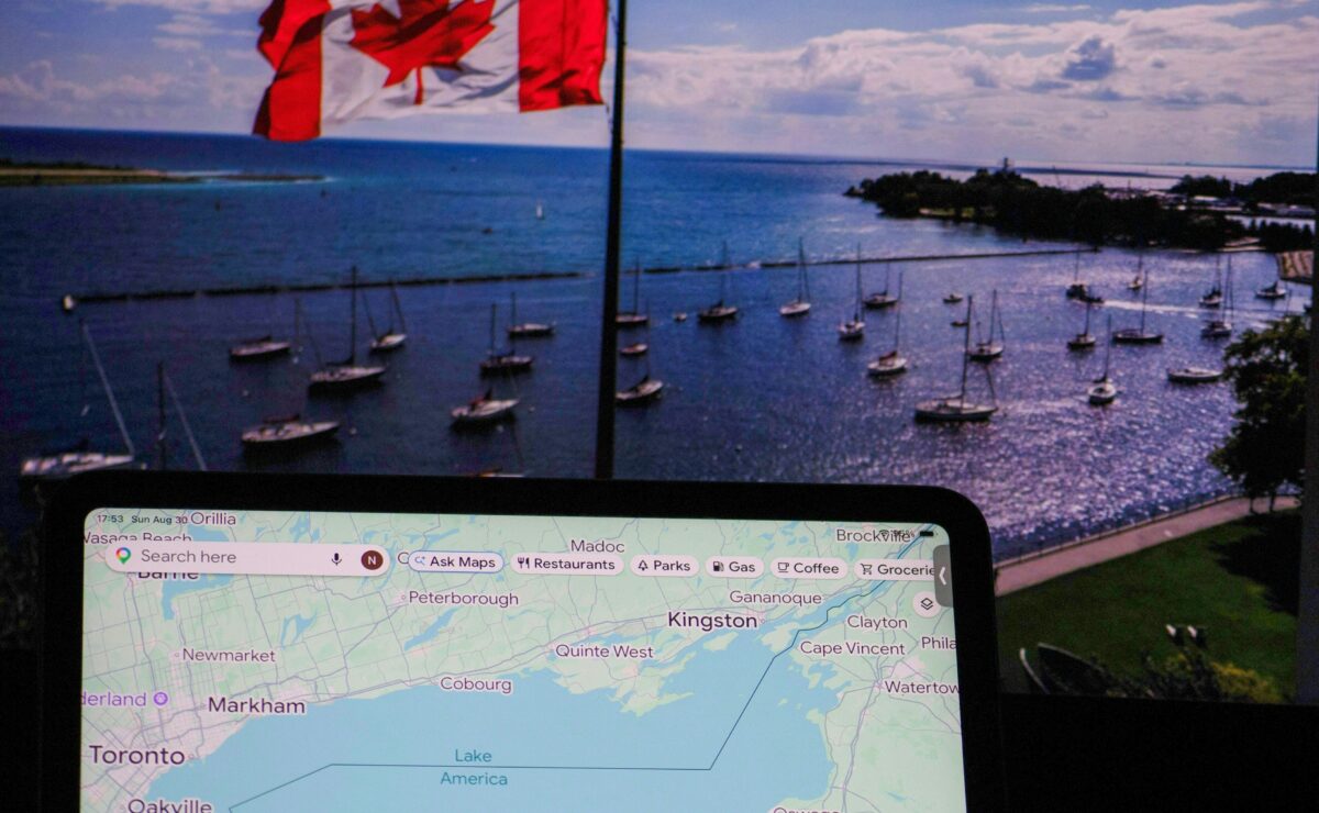Google Maps renames Lake Ontario ‘Lake America’