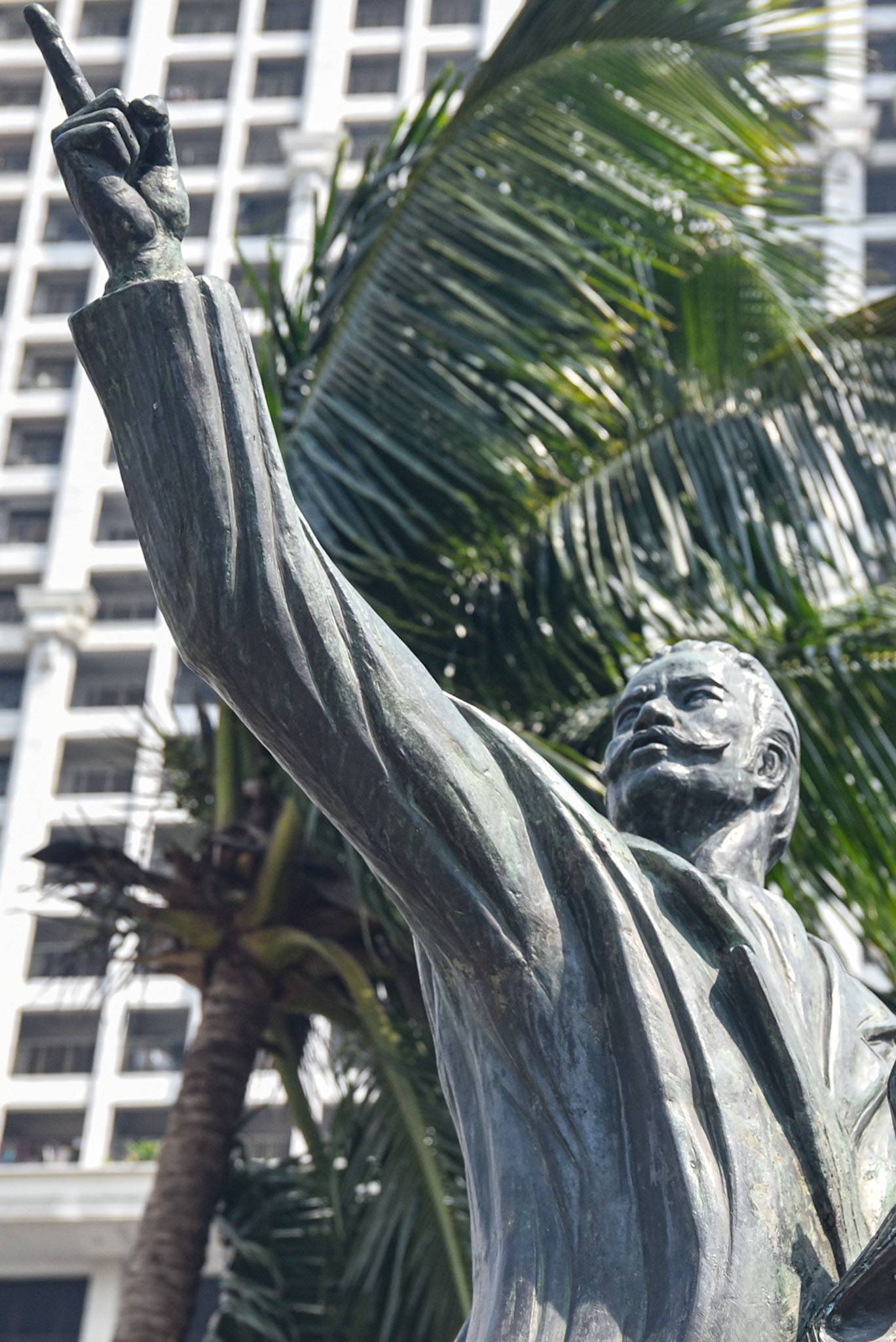 A monument of Filipino journalist and propagandist Marcelo H. del Pilar stands at the corner of M.H. del Pilar Street and Quirino Avenue in Manila, on August 31.

Also known by his pen name 'Plaridel' del Pilar was a leading figure of the Propaganda Movement and is venerated as one of the pioneers of Philippine journalism. He edited La Solidaridad, using the publication to campaign for reforms under the Spanish colonial.