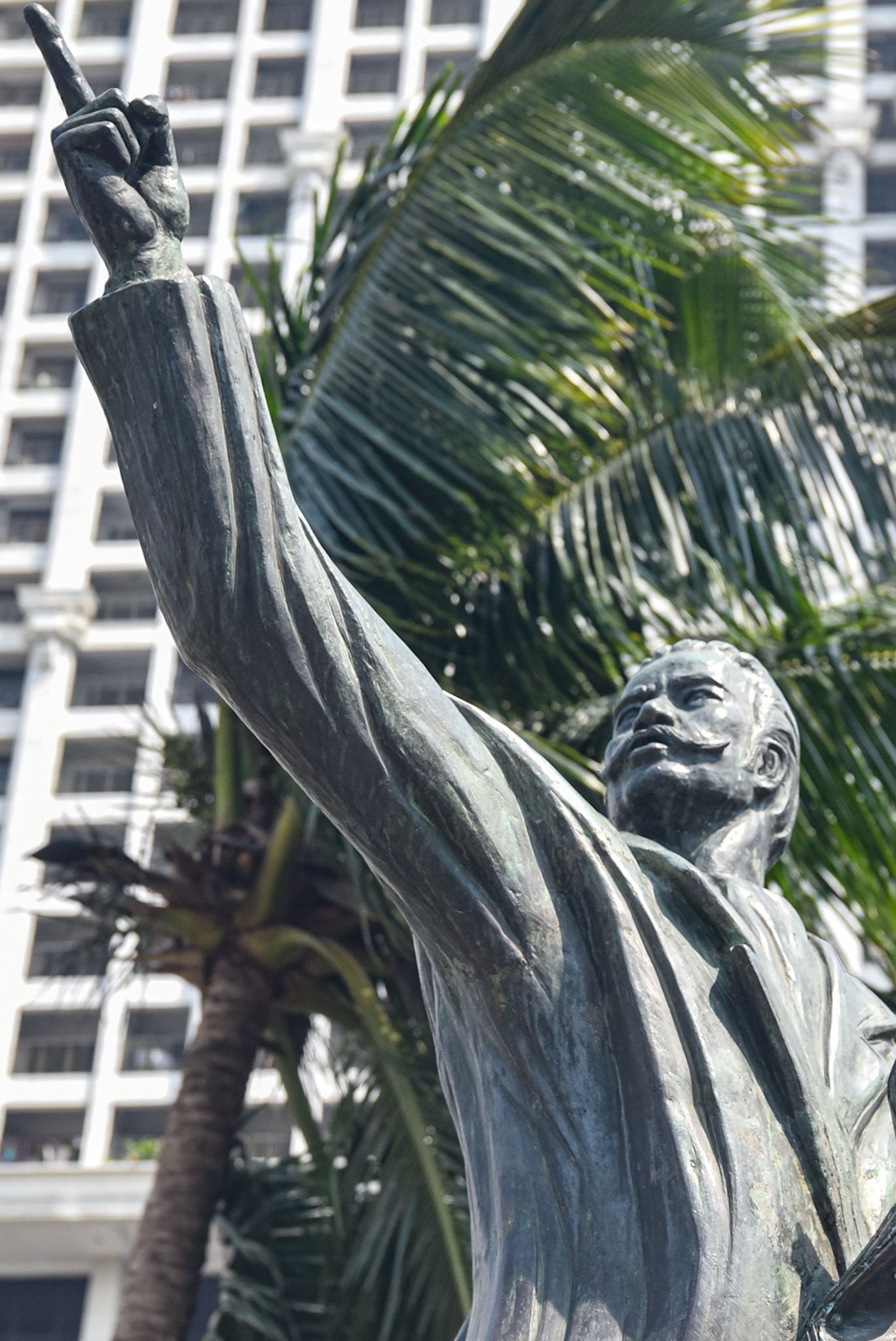 A monument of Filipino journalist and propagandist Marcelo H. del Pilar stands at the corner of M.H. del Pilar Street and Quirino Avenue in Manila, on August 31.

Also known by his pen name 'Plaridel' del Pilar was a leading figure of the Propaganda Movement and is venerated as one of the pioneers of Philippine journalism. He edited La Solidaridad, using the publication to campaign for reforms under the Spanish colonial.