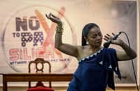 Various indigenous, progressive, and environmental sector groups gathered at the launch of the “No To Pax Silica Network” in Quezon City on Monday, 31 August, 2026. A cultural and culminating program was seen opposing Pax Silica. | Aram Lascano