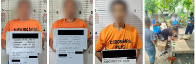 Palawan police arrest 4 in separate operations targeting wanted persons, illegal gambling