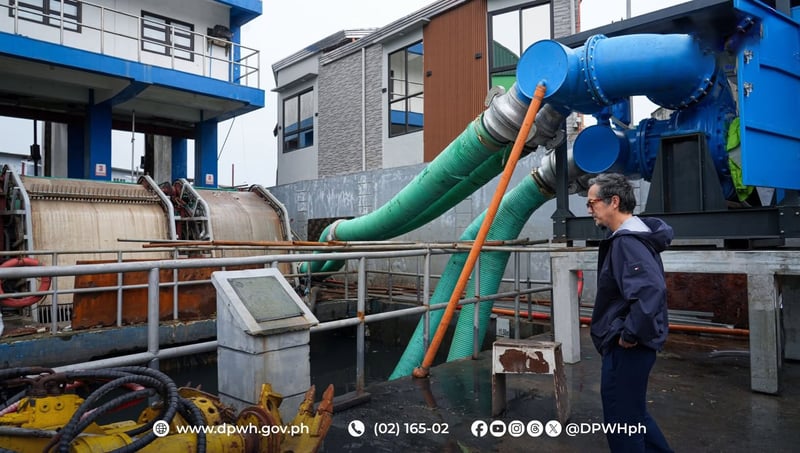 PNP guards flood-control facilities after pumping station theft