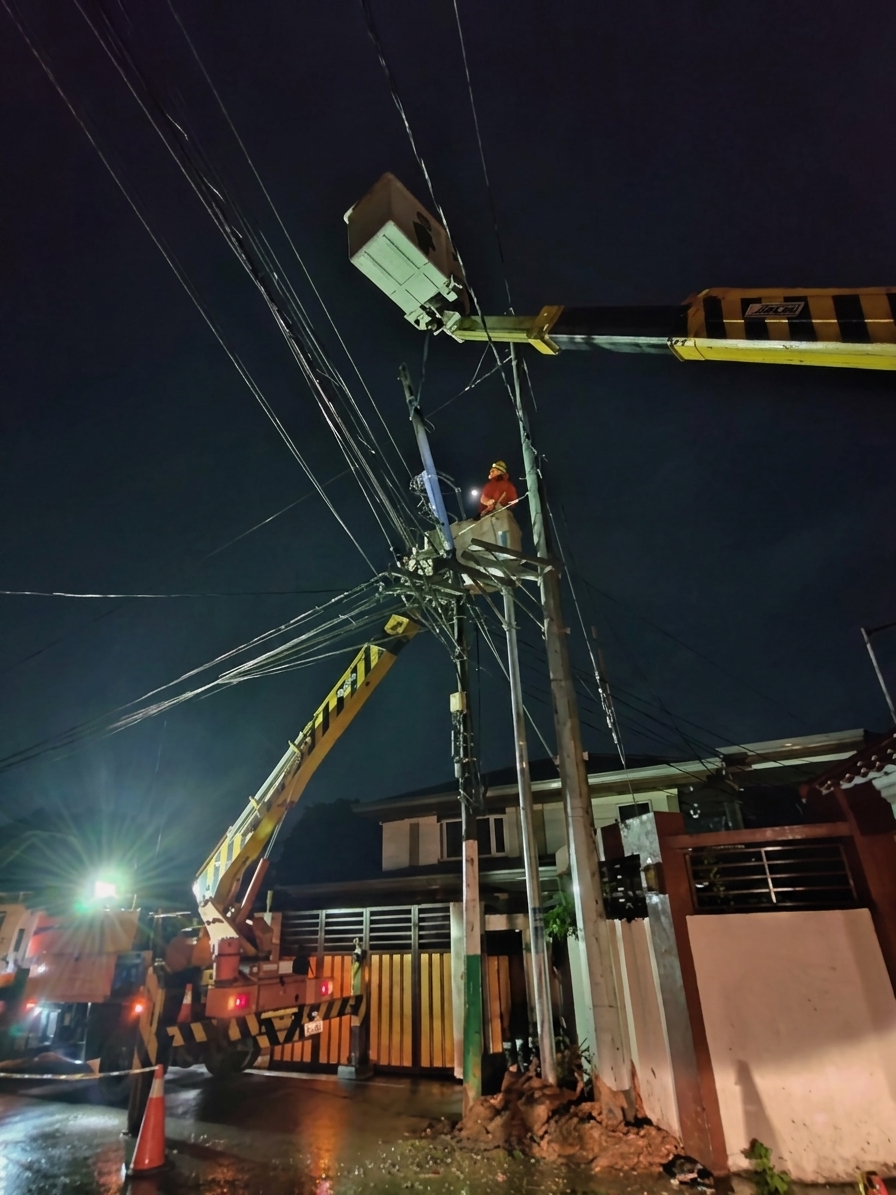 Meralco nears full power restoration