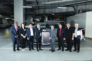 Rotary Club of Makati, Mazda Philippines launch service vehicle