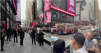 Knife-wielding woman shot dead by NYPD after fatal Times Square stabbing