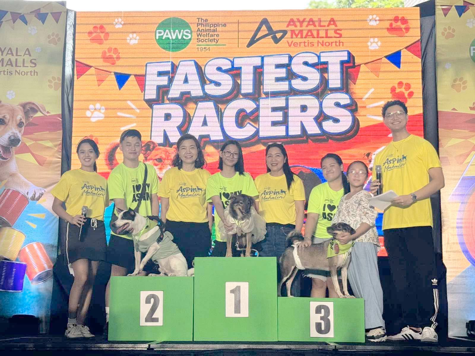 FASTEST Aspins in 1st place — Ollie Alyrra Naguit, 35 minutes 56 seconds; 2nd place — Don Casper, Joshua Sta Ana, 41 minutes 31 seconds; 3rd place — Inno Maj Fenix, 43 minutes 46 seconds.