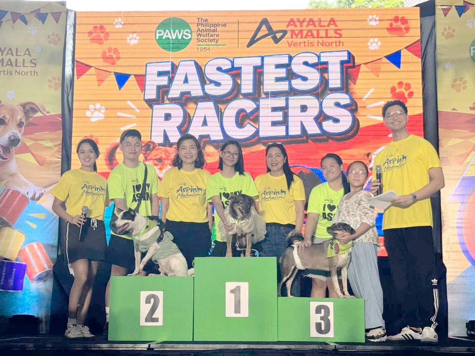 FASTEST Aspins in 1st place — Ollie Alyrra Naguit, 35 minutes 56 seconds; 2nd place — Don Casper, Joshua Sta Ana, 41 minutes 31 seconds; 3rd place — Inno Maj Fenix, 43 minutes 46 seconds.
