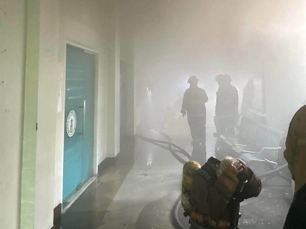 Fire out at Manila City Hall