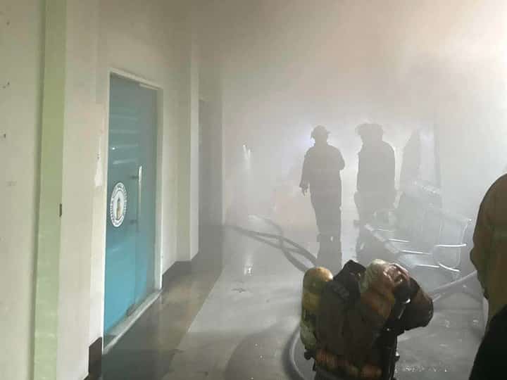 Fire out at Manila City Hall