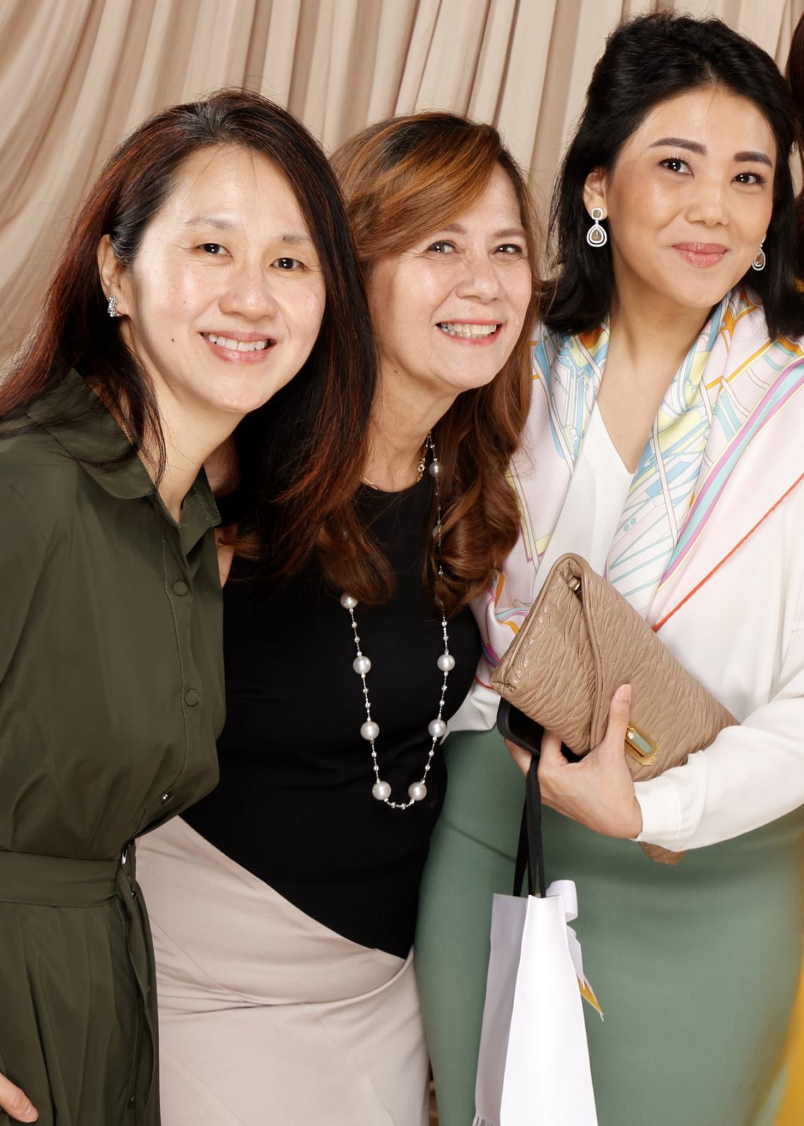 JENNY Ang, Tina Garcia and Maiki Oreta.