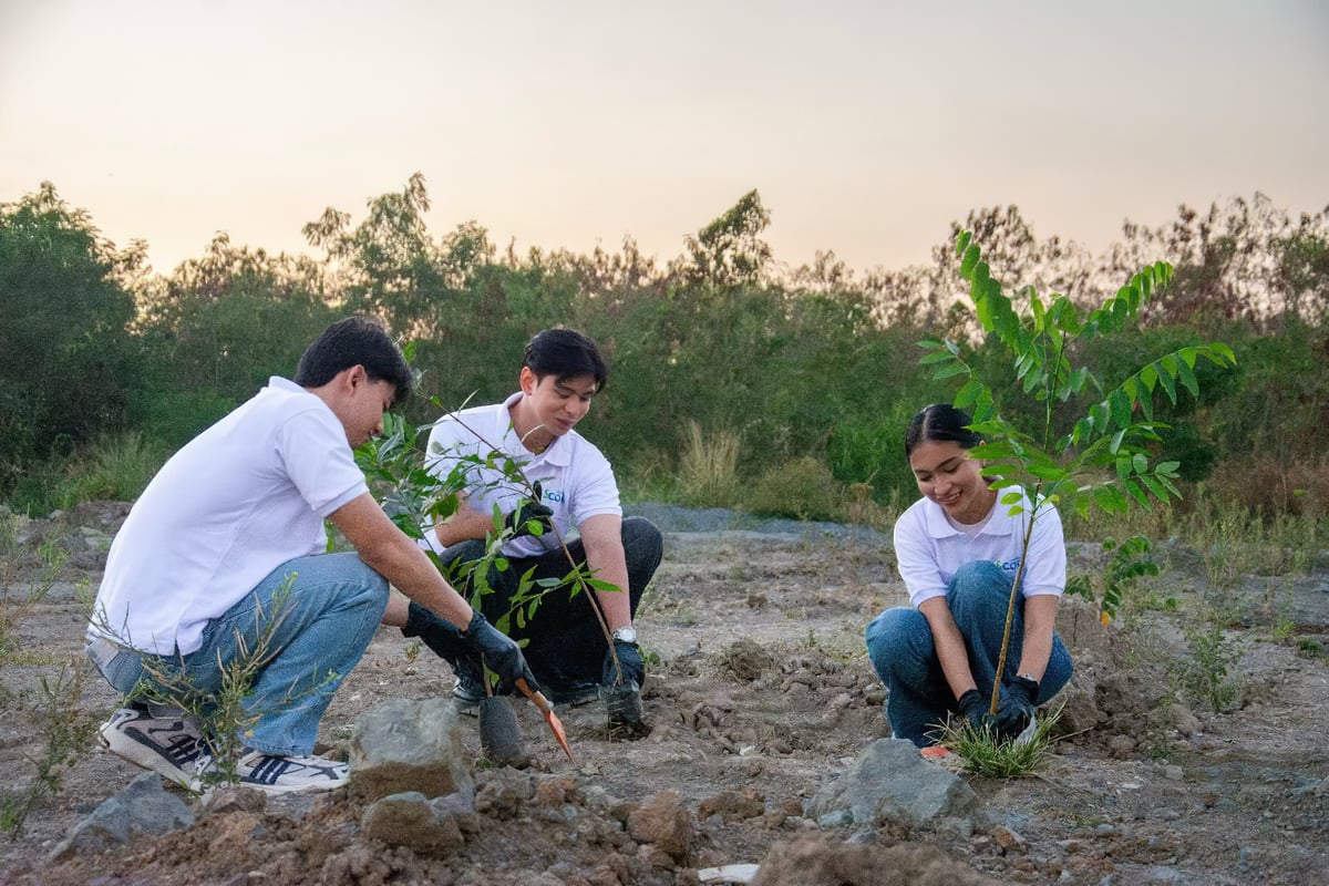Employee-volunteers from Empire East participated in the tree-planting activity for the upcoming 1.36-hectare Highland Forest
