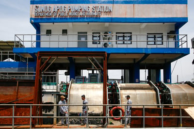 PCG deploys personnel at Sunog Apog Pumping Station