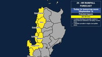 PAGASA: Heavy rains to lash parts of Luzon, Visayas through 5 September