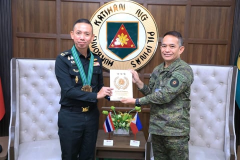 Thai Army delegation visits Philippine Army headquarters