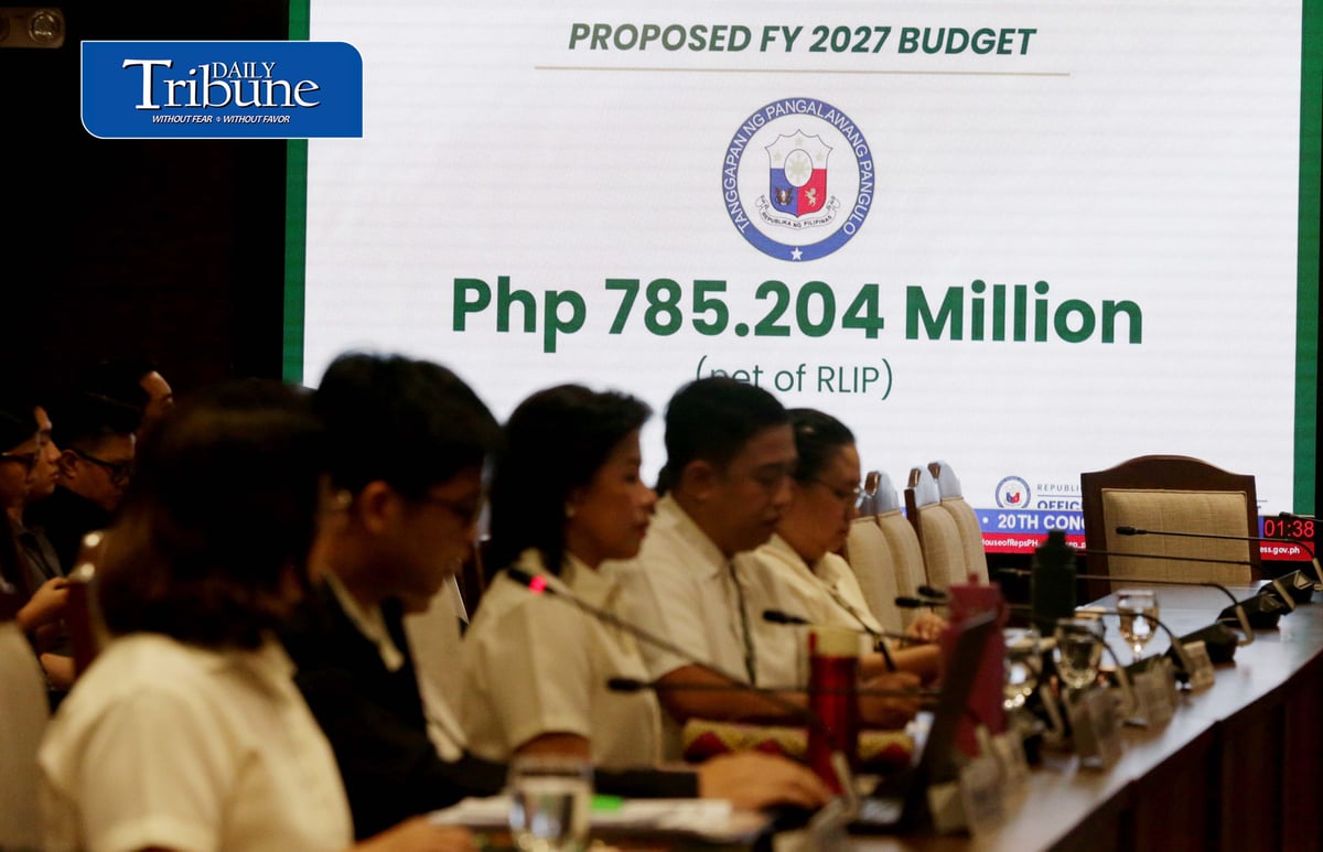 OVP 2027 BUDGET | Office of the Vice President officials led by Undersecretary Atty. Zuleika Lopez attend the House Committee on Appropriations hearing on Wednesday, 2 September, for deliberations on the OVP’s proposed P785.204-million budget for 2027.
The proposed allocation is 11.7 percent lower than the OVP’s P889.236-million budget for 2026.
📷 Analy Labor