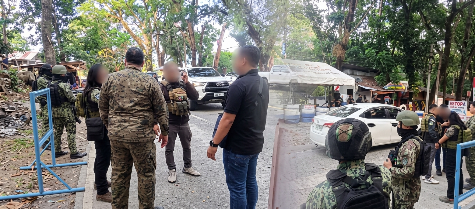 28-vehicle MILF convoy intercepted at checkpoint