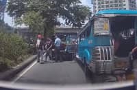 Viral road rage involving jeepney driver and private vehicle motorists along Andres Bonifacio Avenue approaching C5 in Marikina City. Video posted on 31 August.