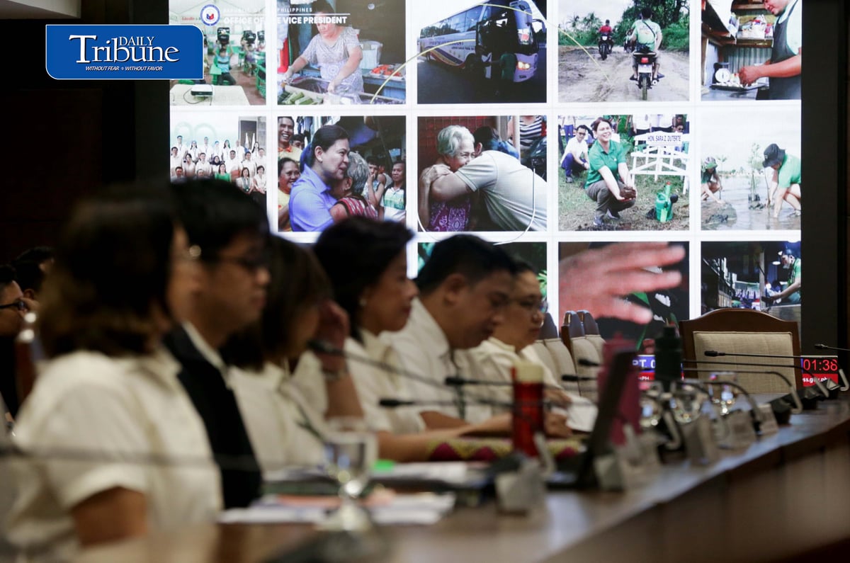 OVP 2027 BUDGET | Office of the Vice President officials led by Undersecretary Atty. Zuleika Lopez attend the House Committee on Appropriations hearing on Wednesday, 2 September, for deliberations on the OVP’s proposed P785.204-million budget for 2027.
The proposed allocation is 11.7 percent lower than the OVP’s P889.236-million budget for 2026.
📷 Analy Labor