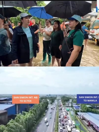 NLEX flooding persists for 2nd day; traffic stretches 5.7 km