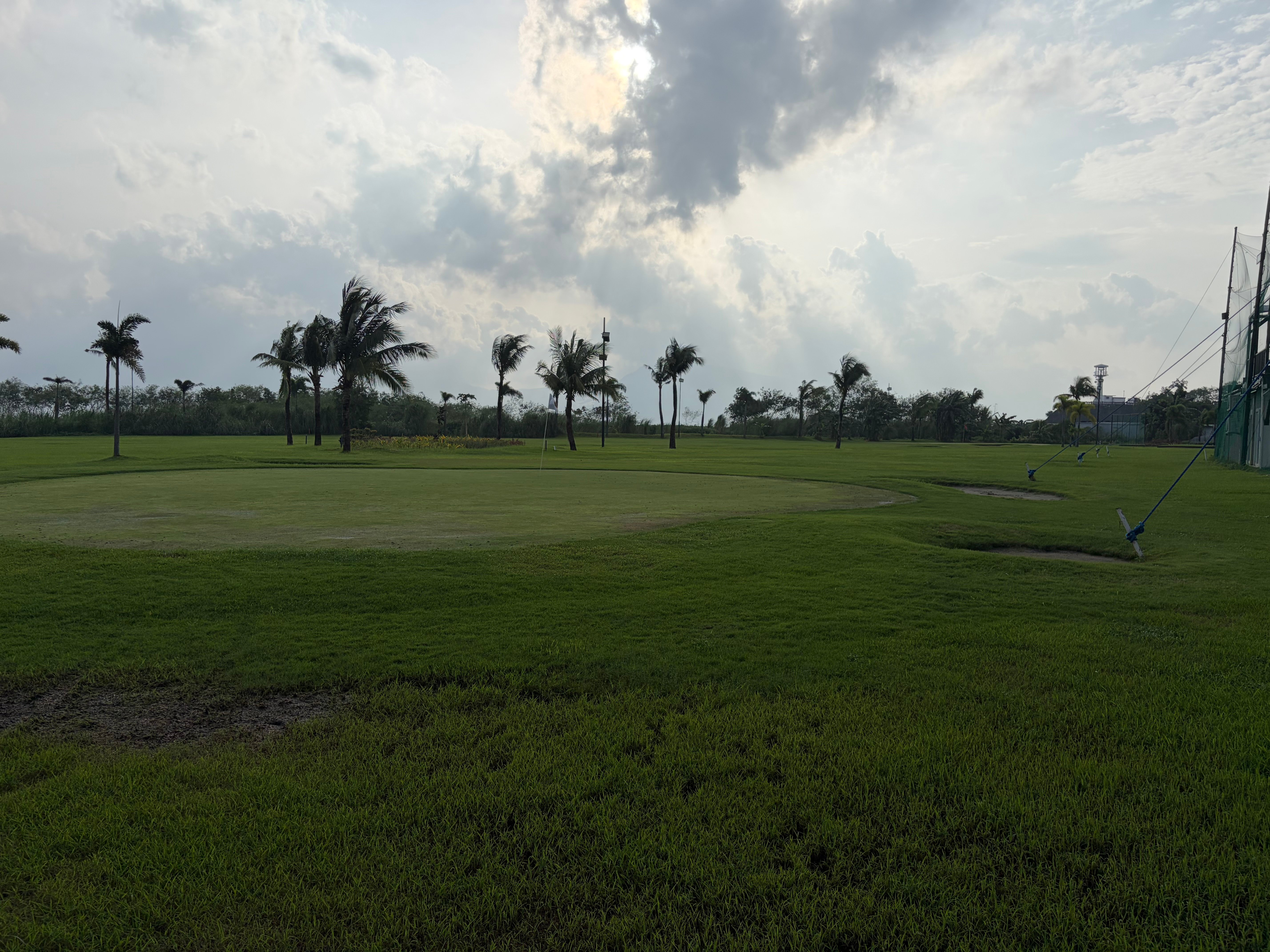 A shorter swing at golf
