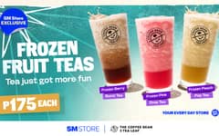 Tea, reimagined: Discover CBTL’s Frozen Fruit Teas exclusively at SM Store