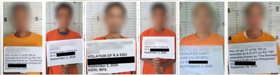 Six fugitives arrested in Palawan manhunts