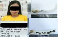 Caregiver nabbed after stealing P100K diamond-studded gold ring from employer in Quezon City