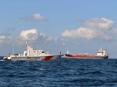 Cargo ship with 10 crew sinks off Istanbul