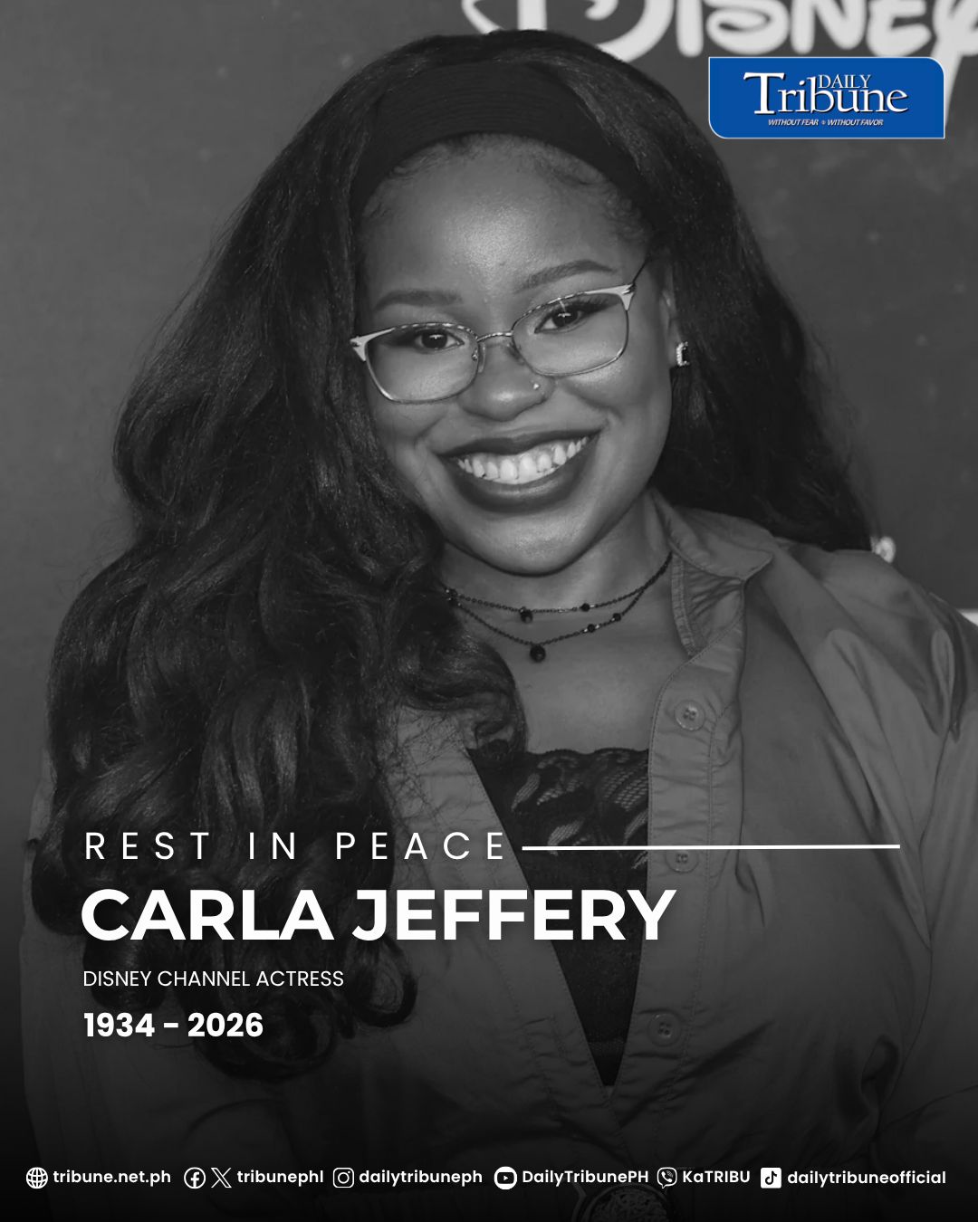 Disney ‘Zombies’ star Carla Jeffery dies at 33