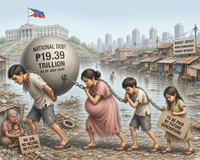 Marcos on track for biggest debt buildup