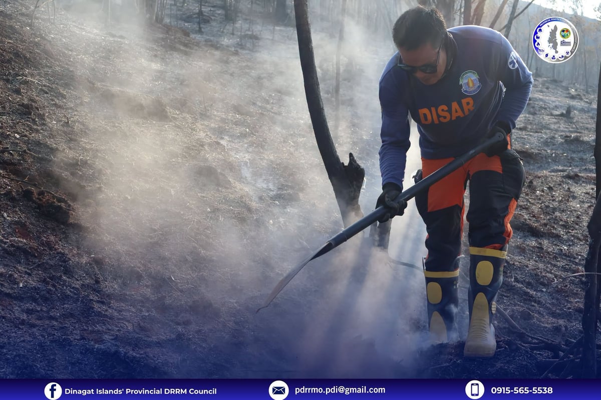 Fire forces Dinagat water shutdown as heat index hits 45 C