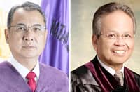 CHIEF Justice Alexander G. Gesmundo and retired Chief Justice Artemio V. Panganiban