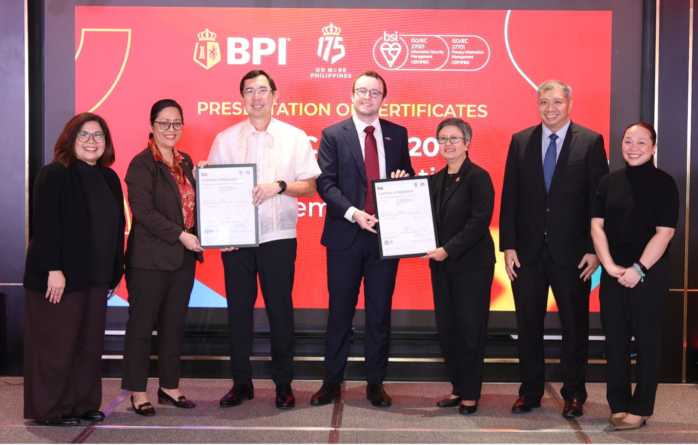 BPI first Philippine universal bank to earn dual ISO certification