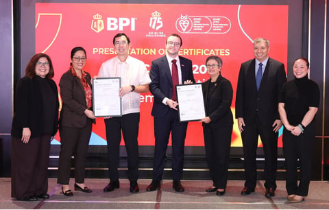 BPI first Philippine universal bank to earn dual ISO certification