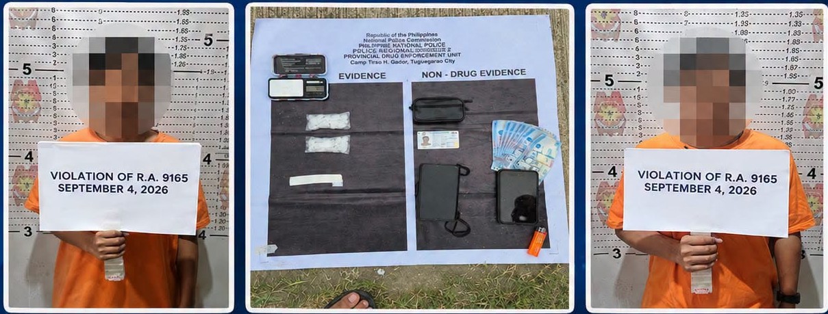 P621K shabu seized, two HVIs nabbed in Cagayan