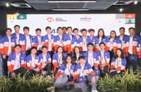 POWERING THE ENERGY SECTOR WORKFORCE Twenty-eight engineering student-interns of the Meralco PowerCamp shine at their recently held graduation ceremony in Pasig.