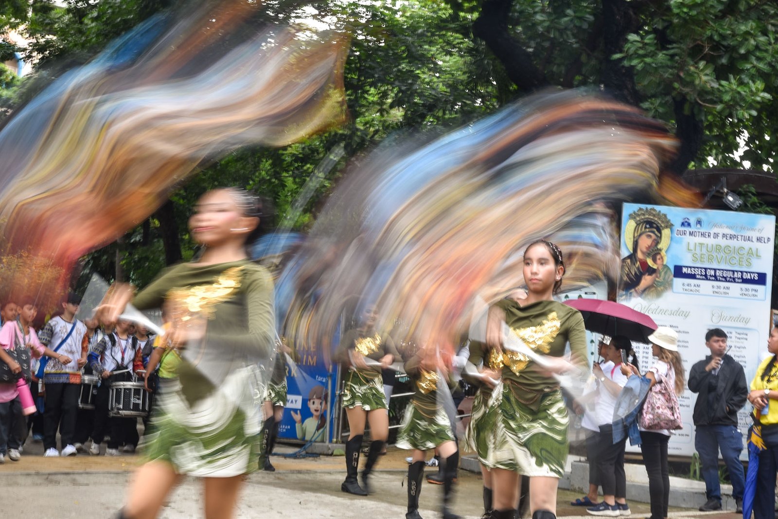 Catholic devotees join the Procesión de las Tres Coronadas y los Santos Patronos along with images of patron saints from parishes and churches across Metro Manila, to honor Nuestra Señora del Buen Suceso at Baclaran Church in Parañaque City, on September 5. l Zedrich Xylak Madrid