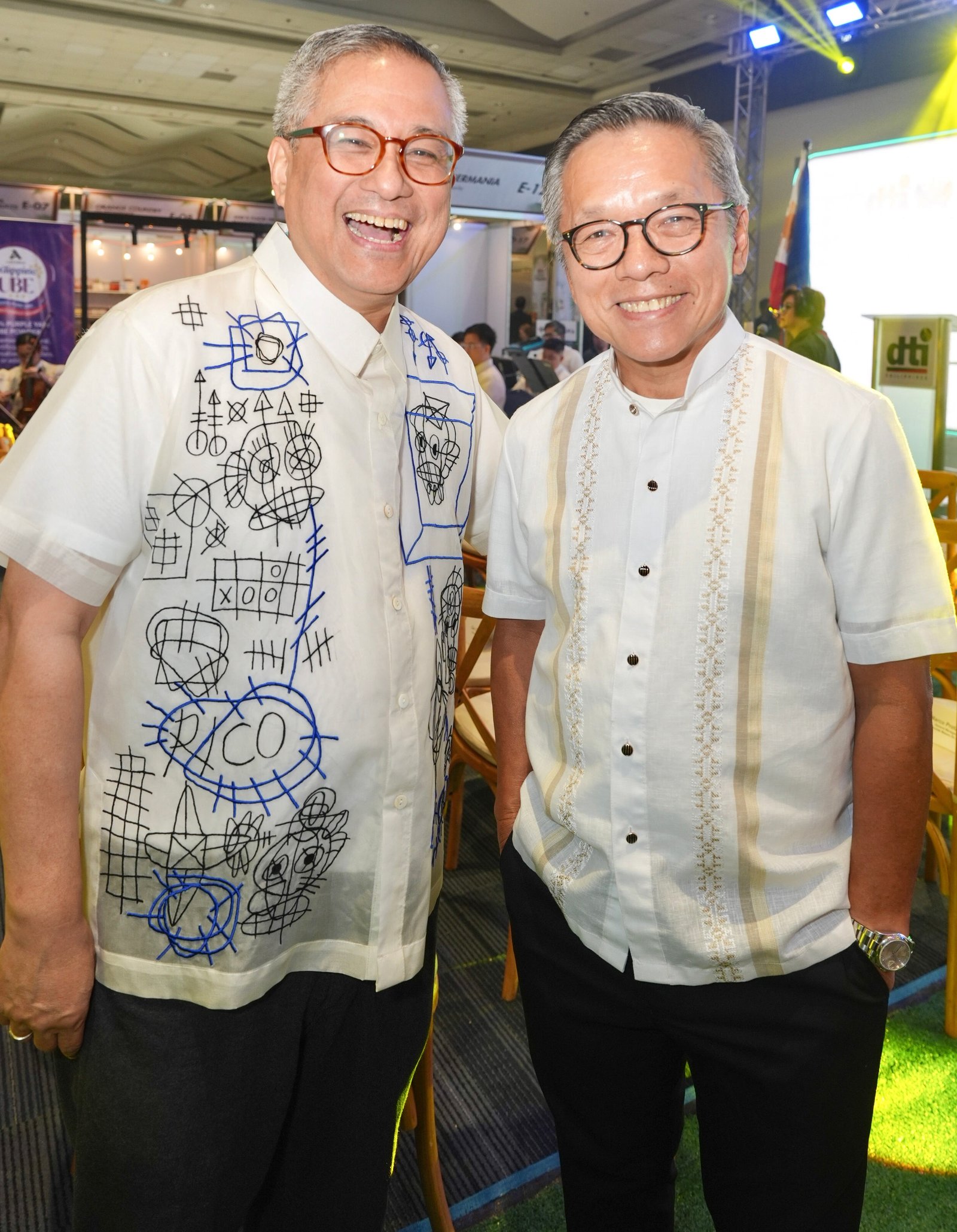 RICO Hizon and Eric Teng, president Emeritus, Restaurant Owners of the Philippines.