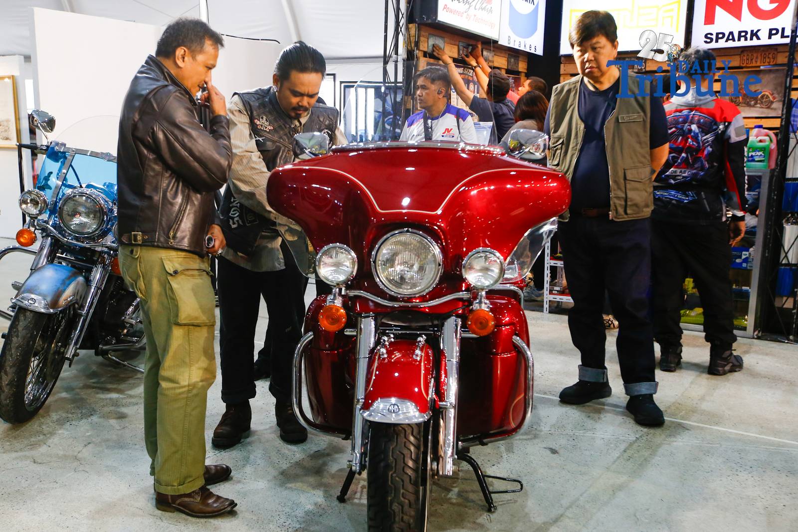 Modern and vintage restored motorcycles are on display during the 9th Philippine Moto Heritage Weekend at Foro de Intramuros in Manila on 05 September 2026. The event showcases the history and culture of Philippine motorcycling, with visitors also given the opportunity to test-ride demo motorcycles.