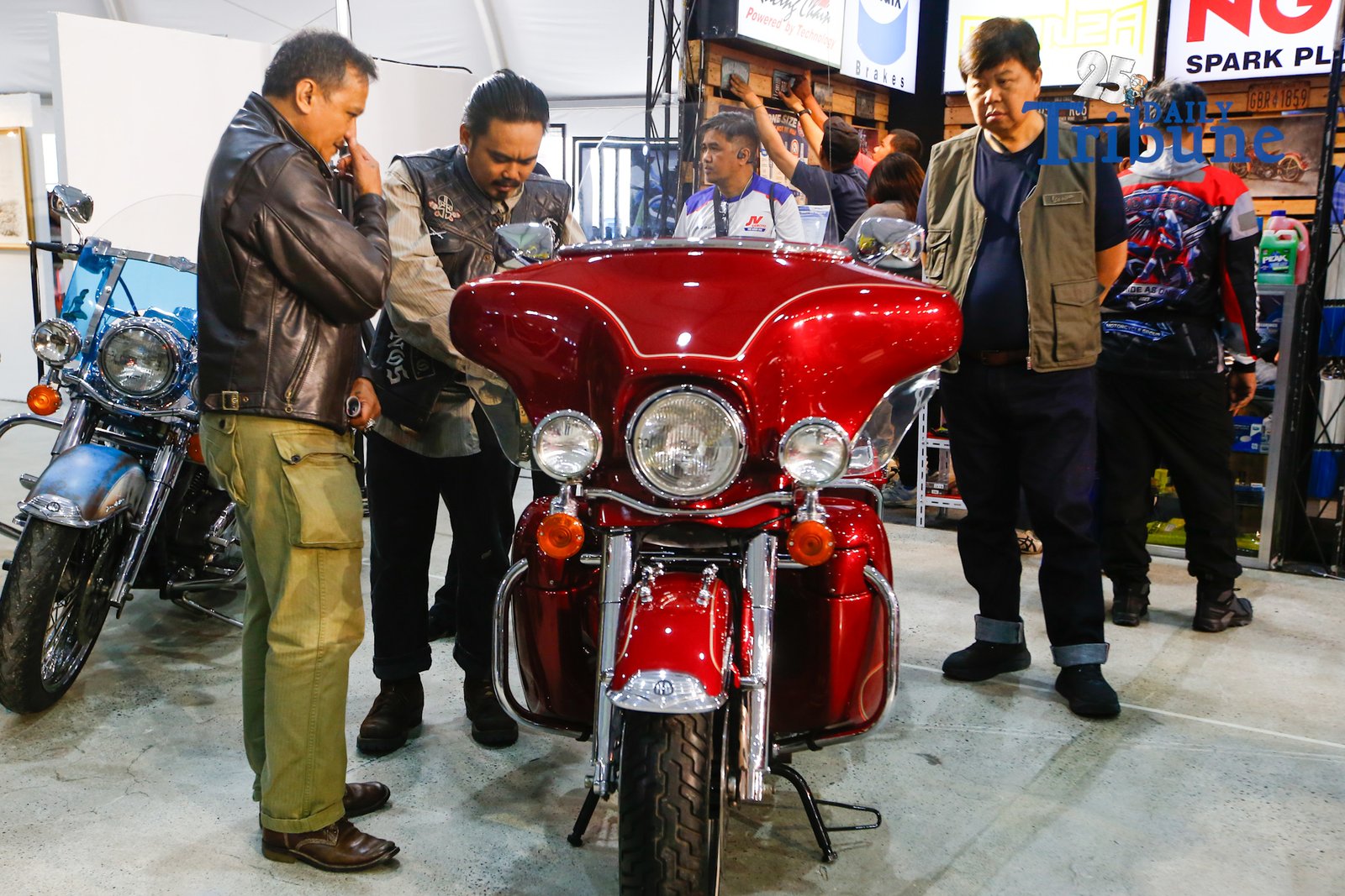 Modern and vintage restored motorcycles are on display during the 9th Philippine Moto Heritage Weekend at Foro de Intramuros in Manila on 05 September 2026. The event showcases the history and culture of Philippine motorcycling, with visitors also given the opportunity to test-ride demo motorcycles.