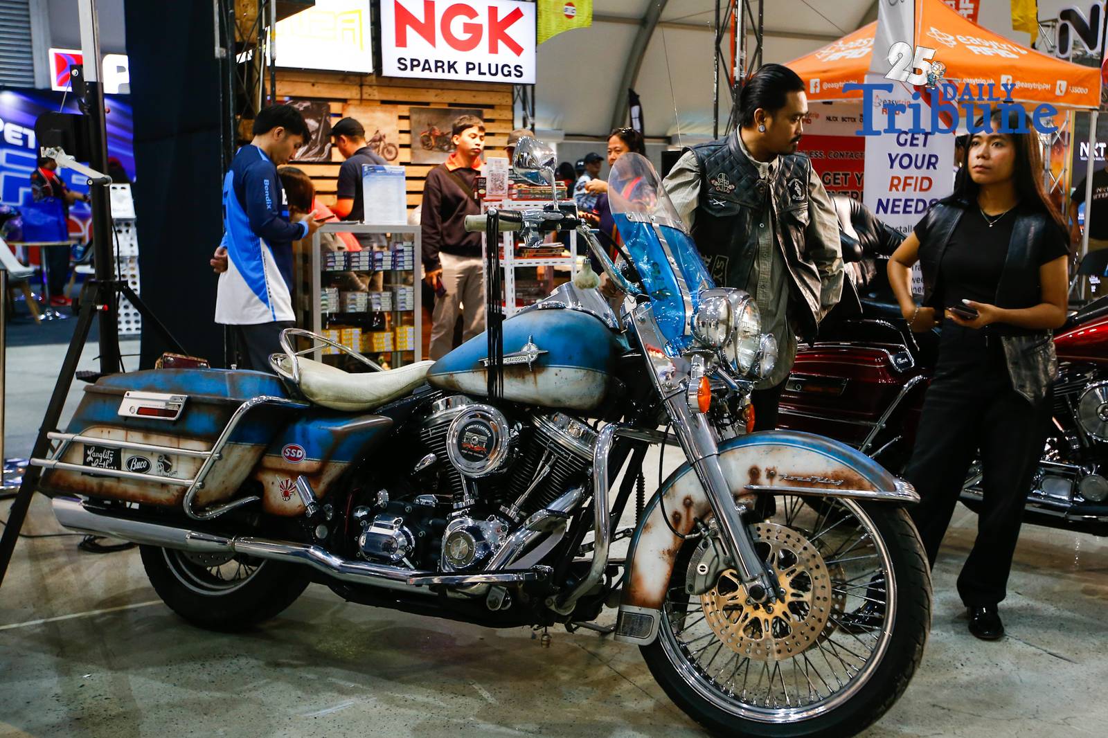 Modern and vintage restored motorcycles are on display during the 9th Philippine Moto Heritage Weekend at Foro de Intramuros in Manila on 05 September 2026. The event showcases the history and culture of Philippine motorcycling, with visitors also given the opportunity to test-ride demo motorcycles.
